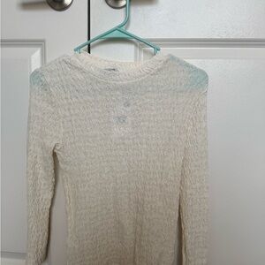 Mango Cream Textured Longsleeve